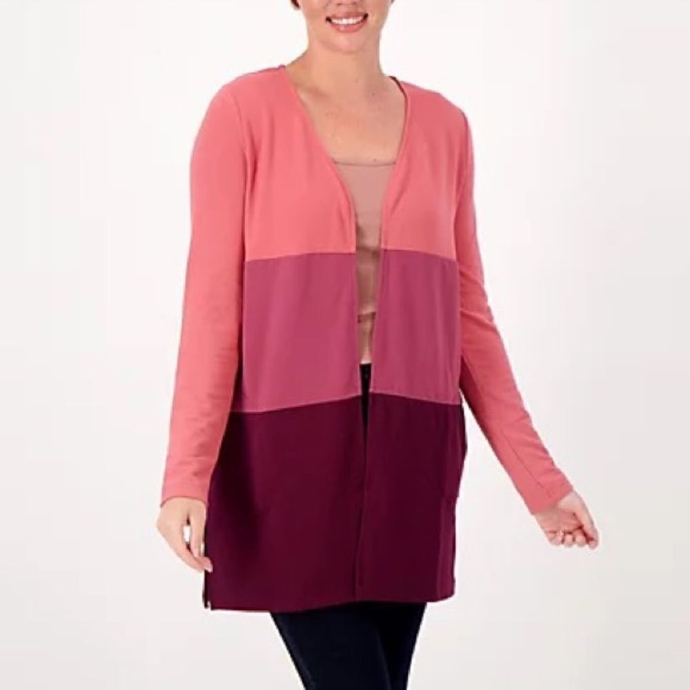 Belle by Kim Gravel Brushed Brushed Knit Duster Cardigan - Picture 2 of 8